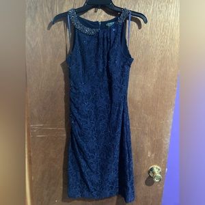 Lauren Ralph Lauren Evening Navy Dress